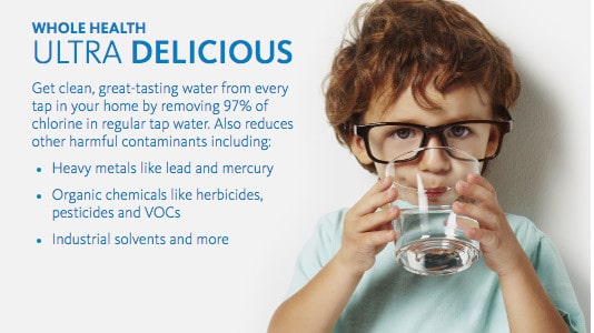 Kid Drinking Clear Water