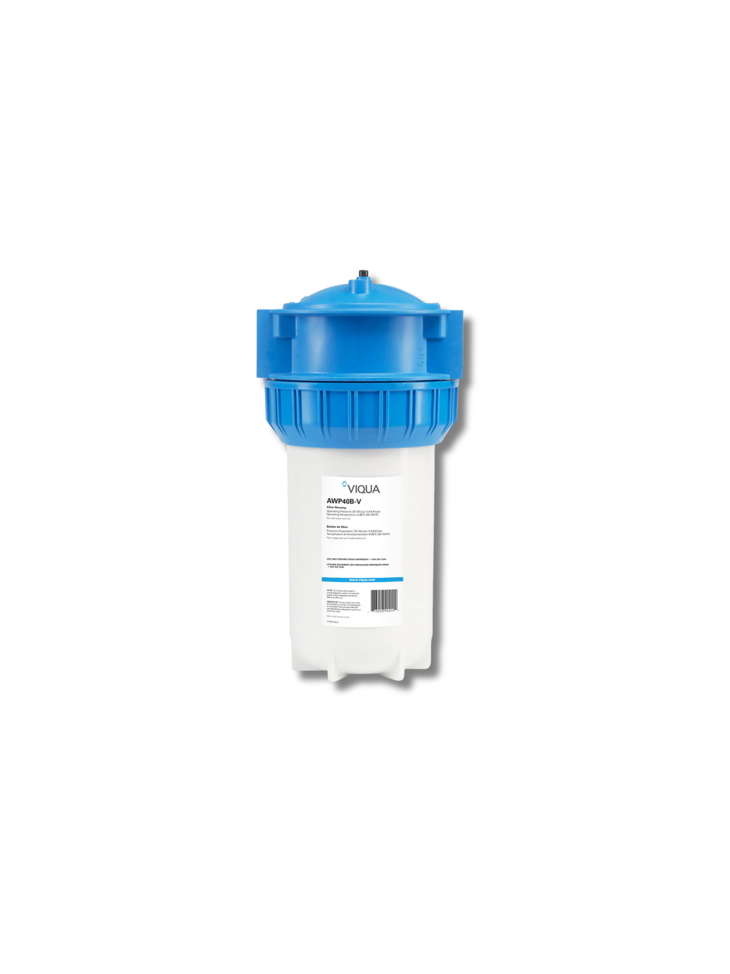 VIQUA AWP40B-V – 10" Big Blue Filter Housing Kit with Bracket & Wrench